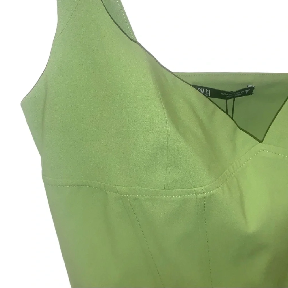 Zara Green Crop Top - Picture 4 of 6